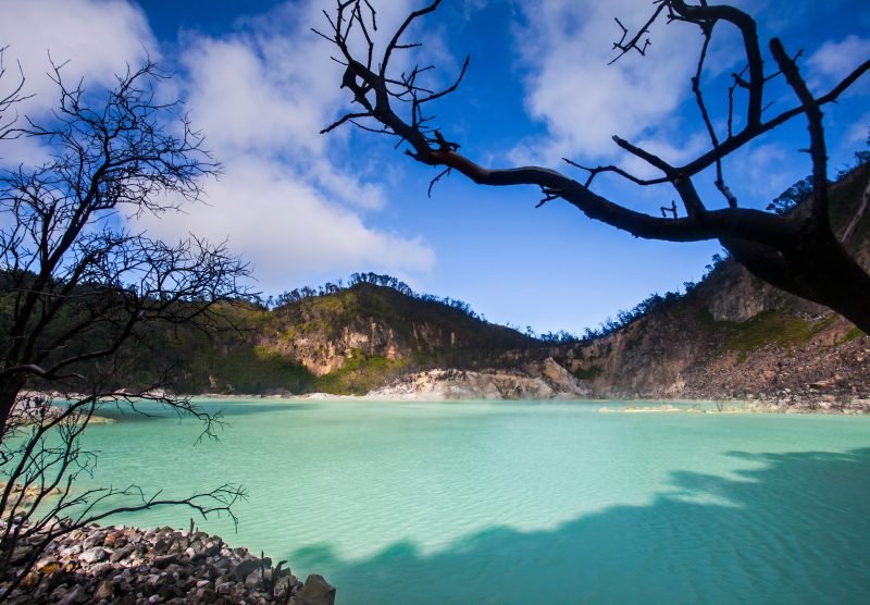 The,Beauty,Of,Kawah,Putih,(white,Crater),,A,Hot,Volcanic