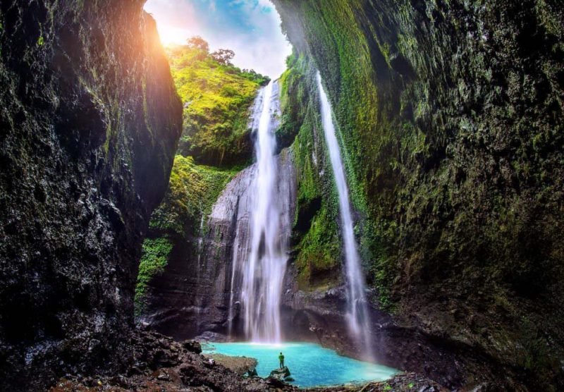 Madakaripura Waterfall is the tallest waterfall in Java and the second tallest waterfall in Indonesia.