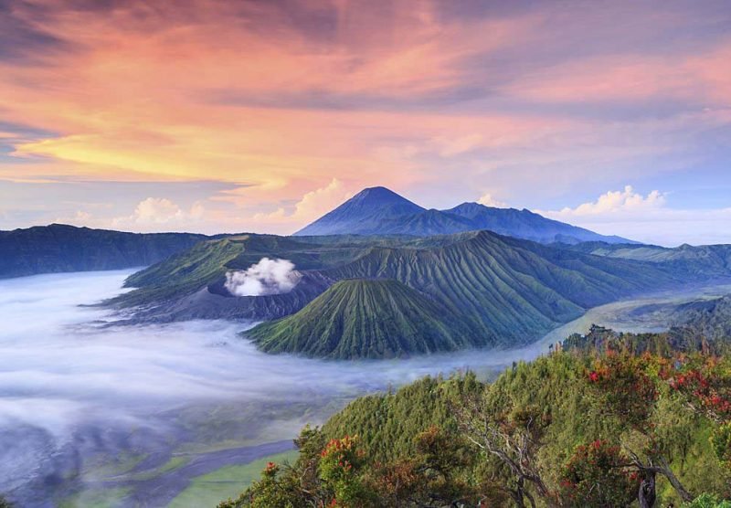 Mount Bromo volcano, East Java, Surabuya, Indonesia