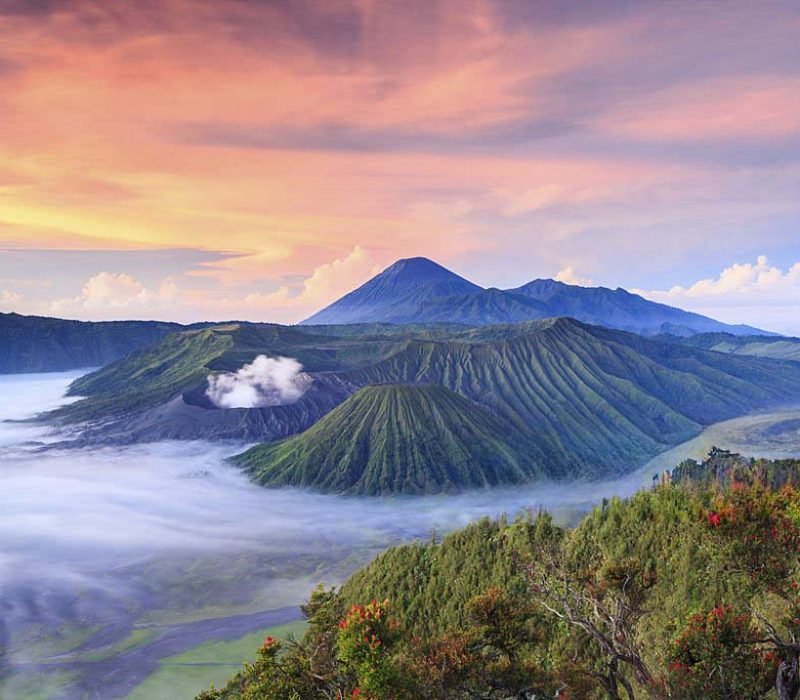 Mount Bromo volcano, East Java, Surabuya, Indonesia