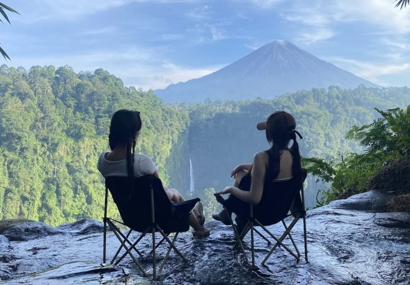 kapas biru panorama
