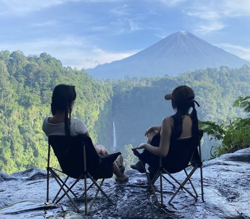 kapas biru panorama