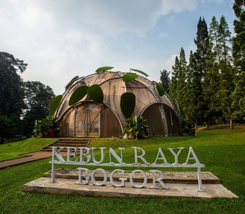 Bogor-indonesia,,09-03-2021:,Ecodome,In,Bogor,Botanical,Gardens,(kebun,Raya,Bogor),