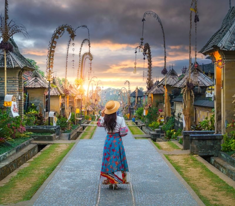 Penglipuran,Village,In,Bali,,Indonesia,Old,Village,The,Cleanest,Village