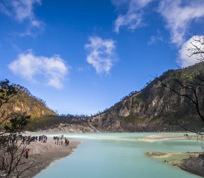 View,Of,Kawah,Putih,Crater,In,Bandung,West,Java,,Indonesia
